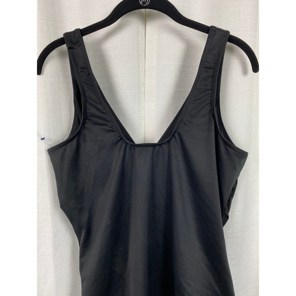 Miraclesuit Black Crossover One Piece Swimsuit Sz.20W NWOT - Picture 11 of 16